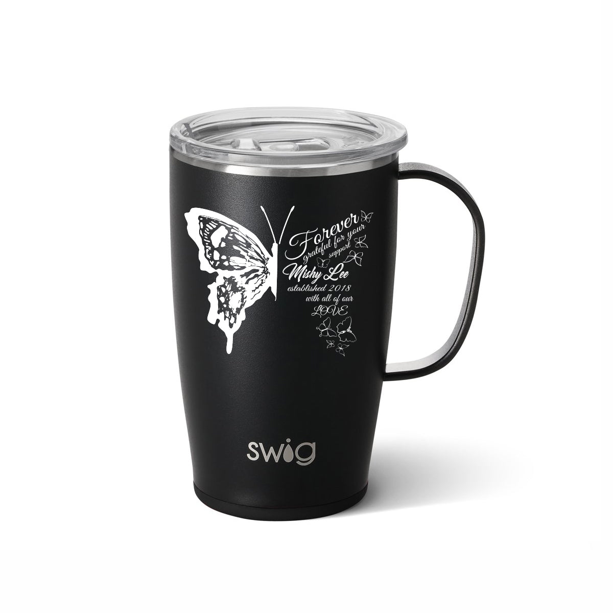 Mishy Lee Black 18oz Mug