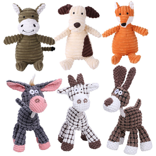 Plush Dog Toy Animals For Small and Large Dogs