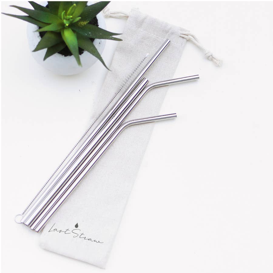 ECO-FRIENDLY SUMMER STAINLESS STRAW SETS