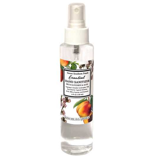 Southern Peach Hand Sanitizer Spray 4 oz