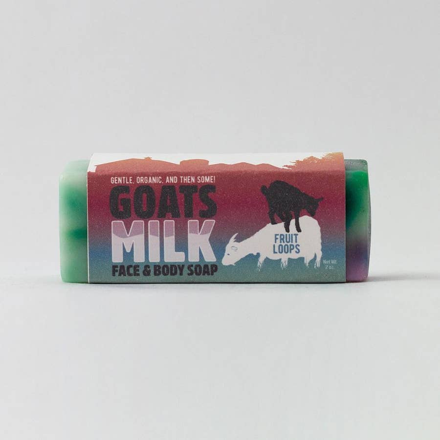 Goats Milk Soap Bar - Fruit Loops