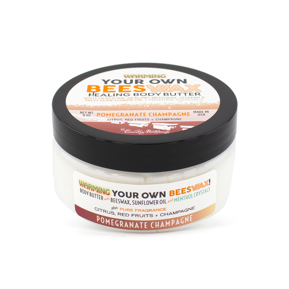 Your Own Beeswax Warming Body Butter - Pomegranate Champagne