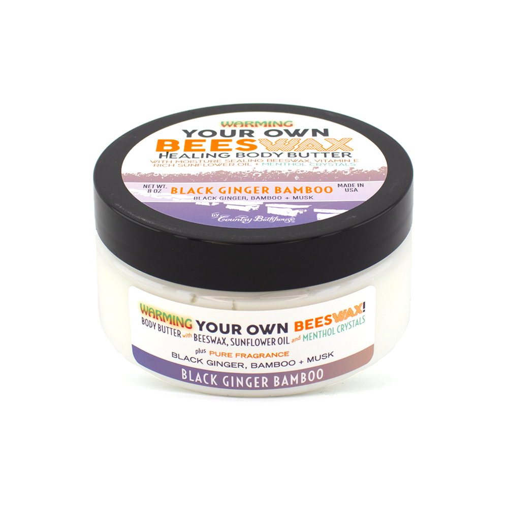 Your Own Beeswax Warming Body Butter - Black Ginger Bamboo