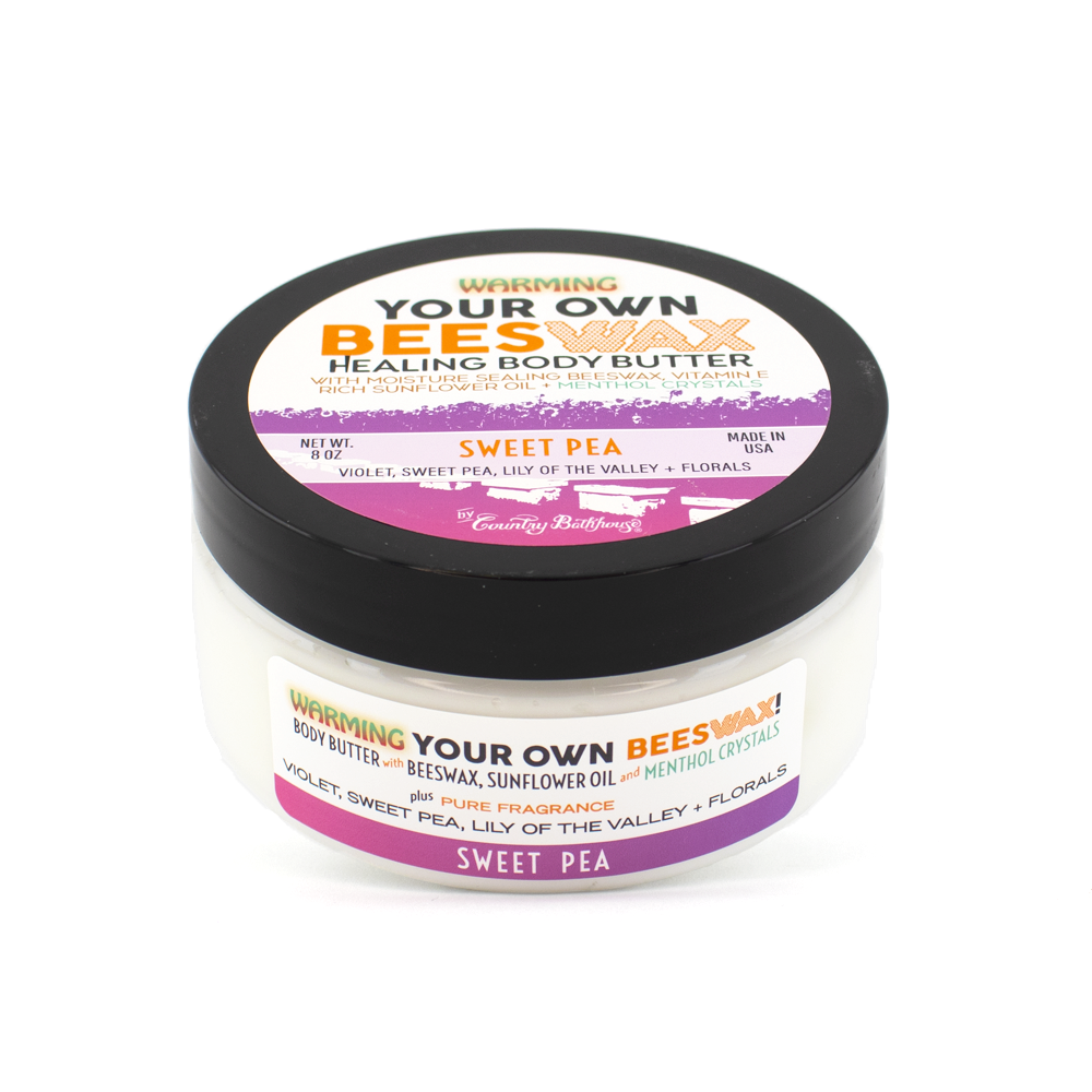 Your Own Beeswax Warming Body Butter - Sweet Pea