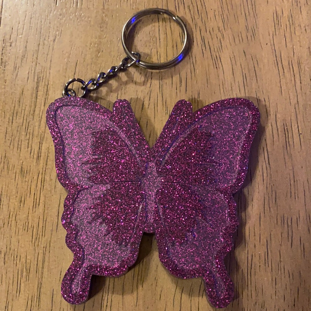 LARGE BUTTERFLY 2 KEYCHAIN