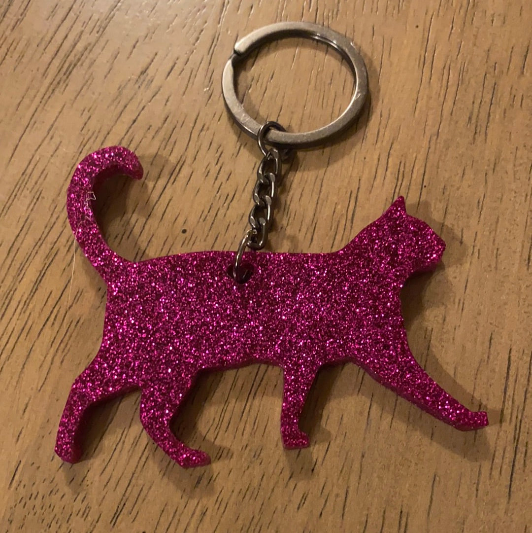 WALKING CAT KEYCHAIN