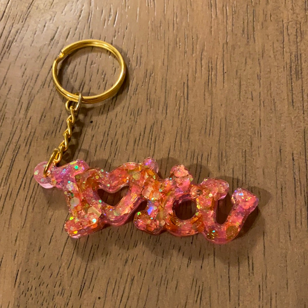 I LOVE YOU KEYCHAIN