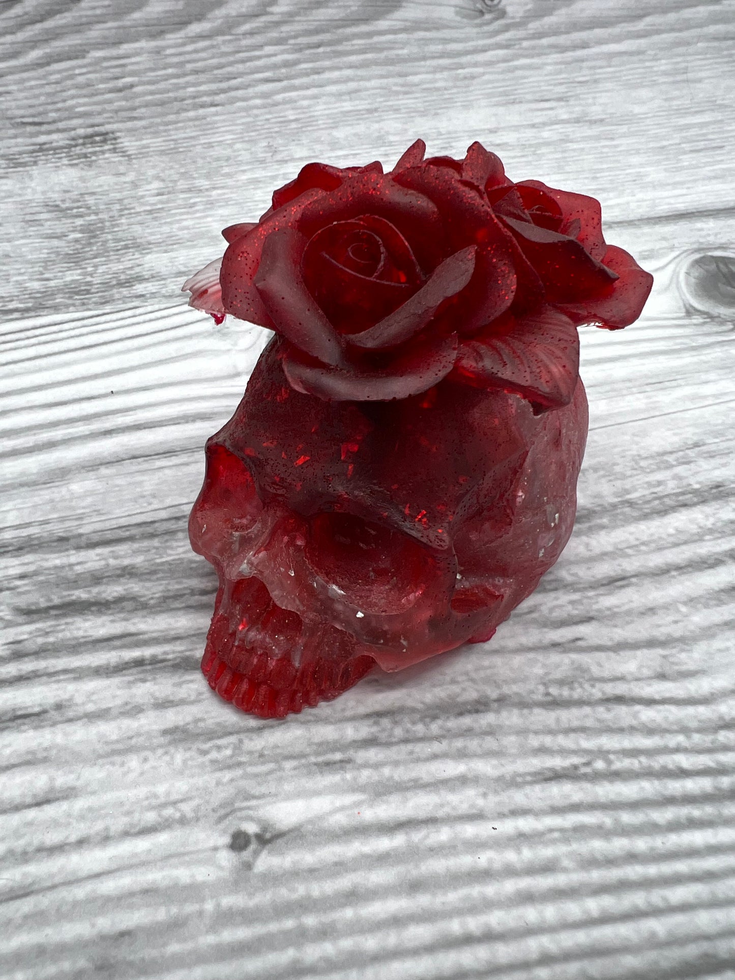 3D Skull Rose