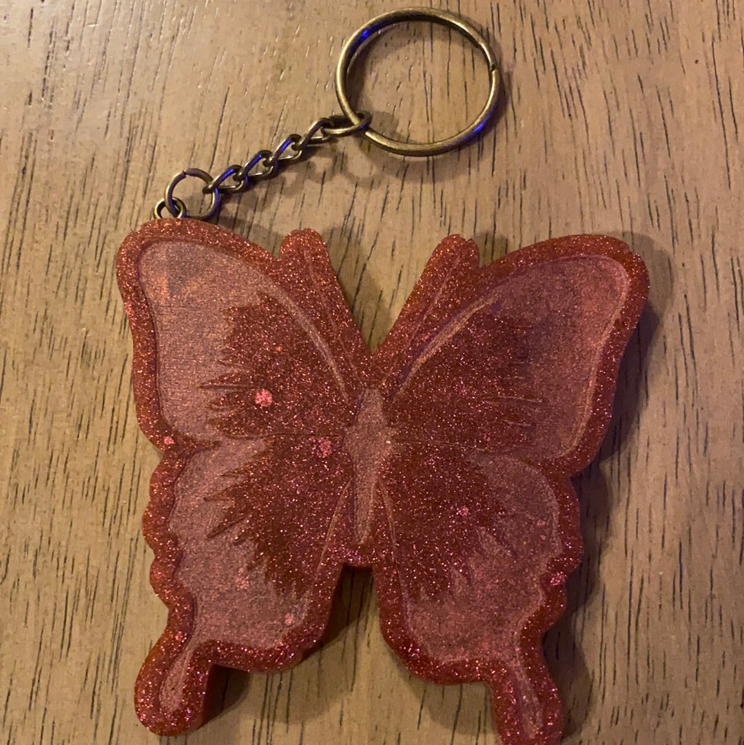 LARGE BUTTERFLY 2 KEYCHAIN