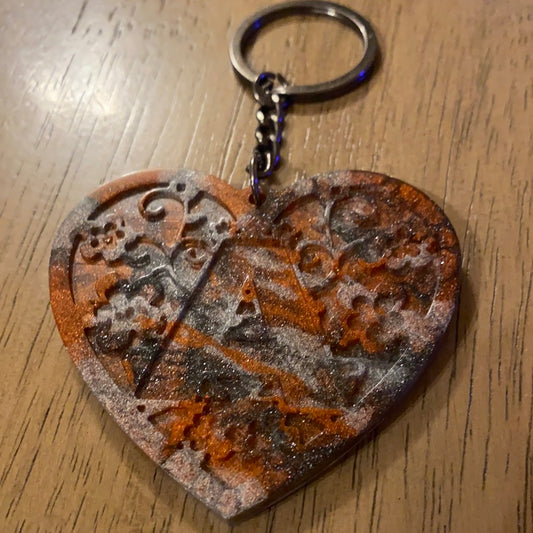A HEART KEYCHAIN