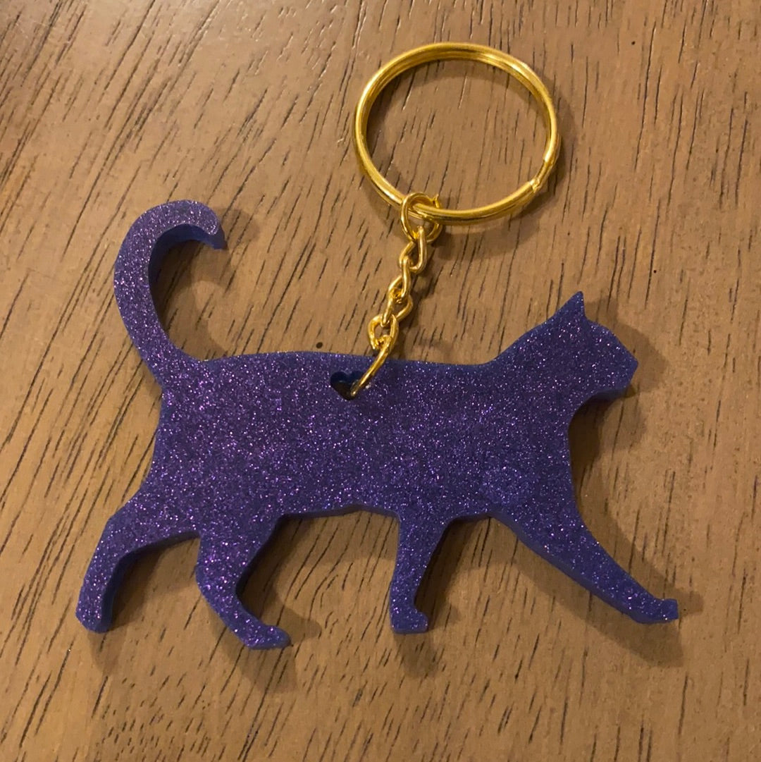 WALKING CAT KEYCHAIN