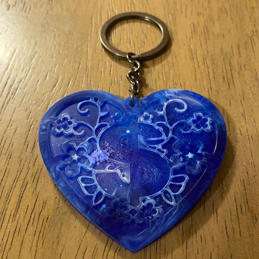 $ HEART KEYCHAIN