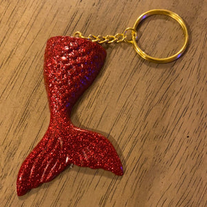 SMALL MERMAID TAIL KEYCHAIN