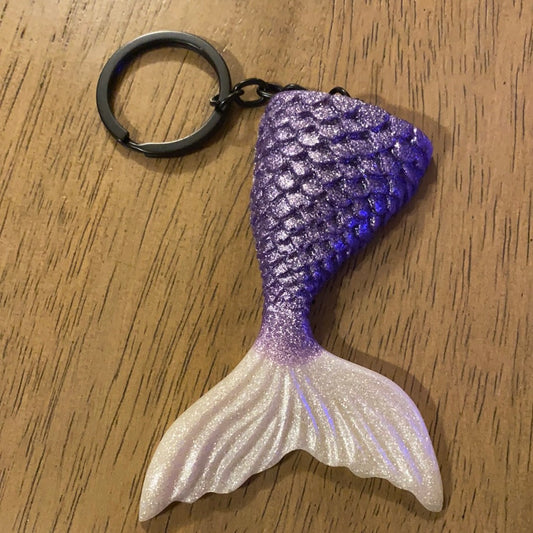 LARGE MERMAID TAIL KEYCHAIN