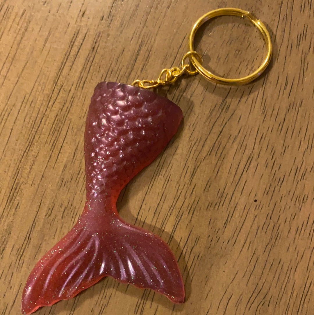 SMALL MERMAID TAIL KEYCHAIN