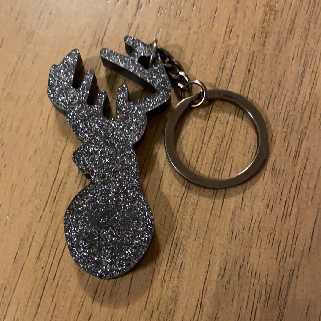 LARGE BUCK KEYCHAIN