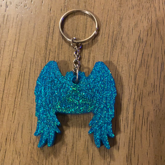 IN MEMORY WINGS KEYCHAIN