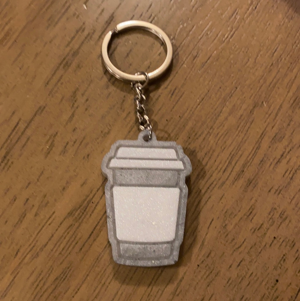 TO GO COFFEE CUP KEYCHAIN
