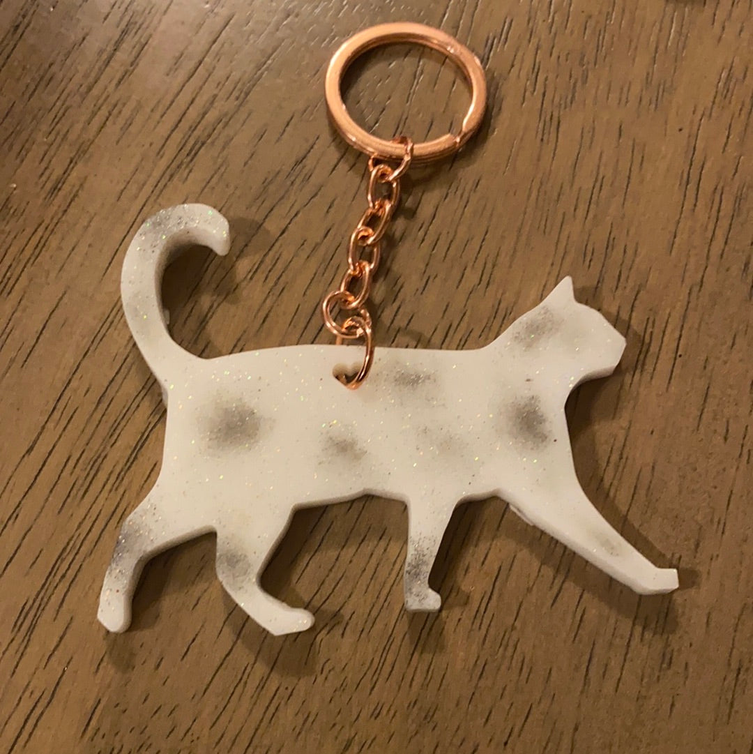 WALKING CAT KEYCHAIN