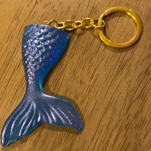 SMALL MERMAID TAIL KEYCHAIN