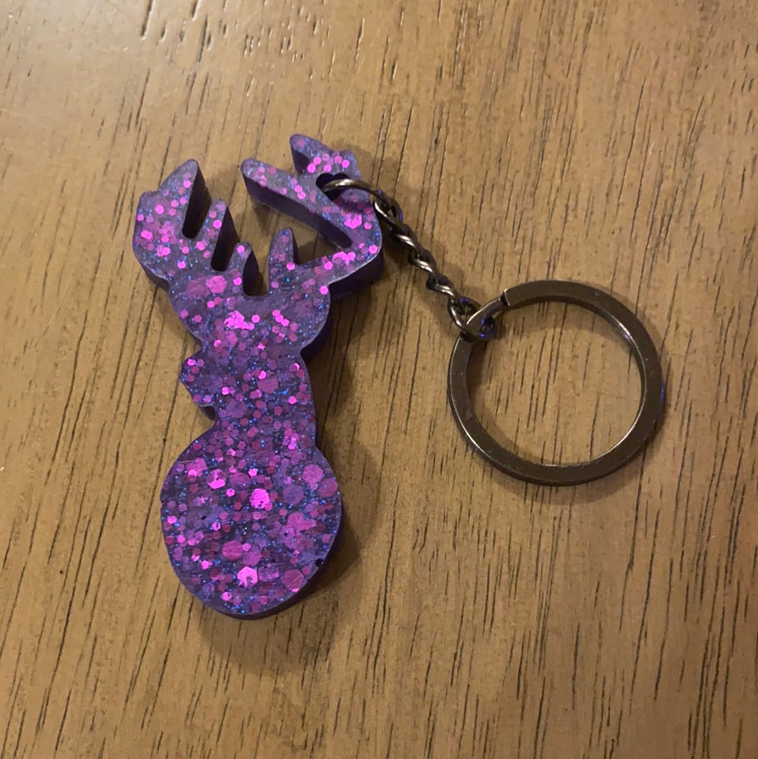 LARGE BUCK KEYCHAIN