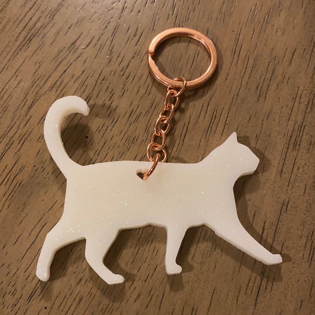 WALKING CAT KEYCHAIN