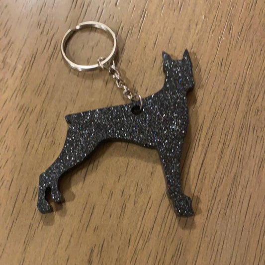 BOXER/GREAT DANE KEYCHAIN