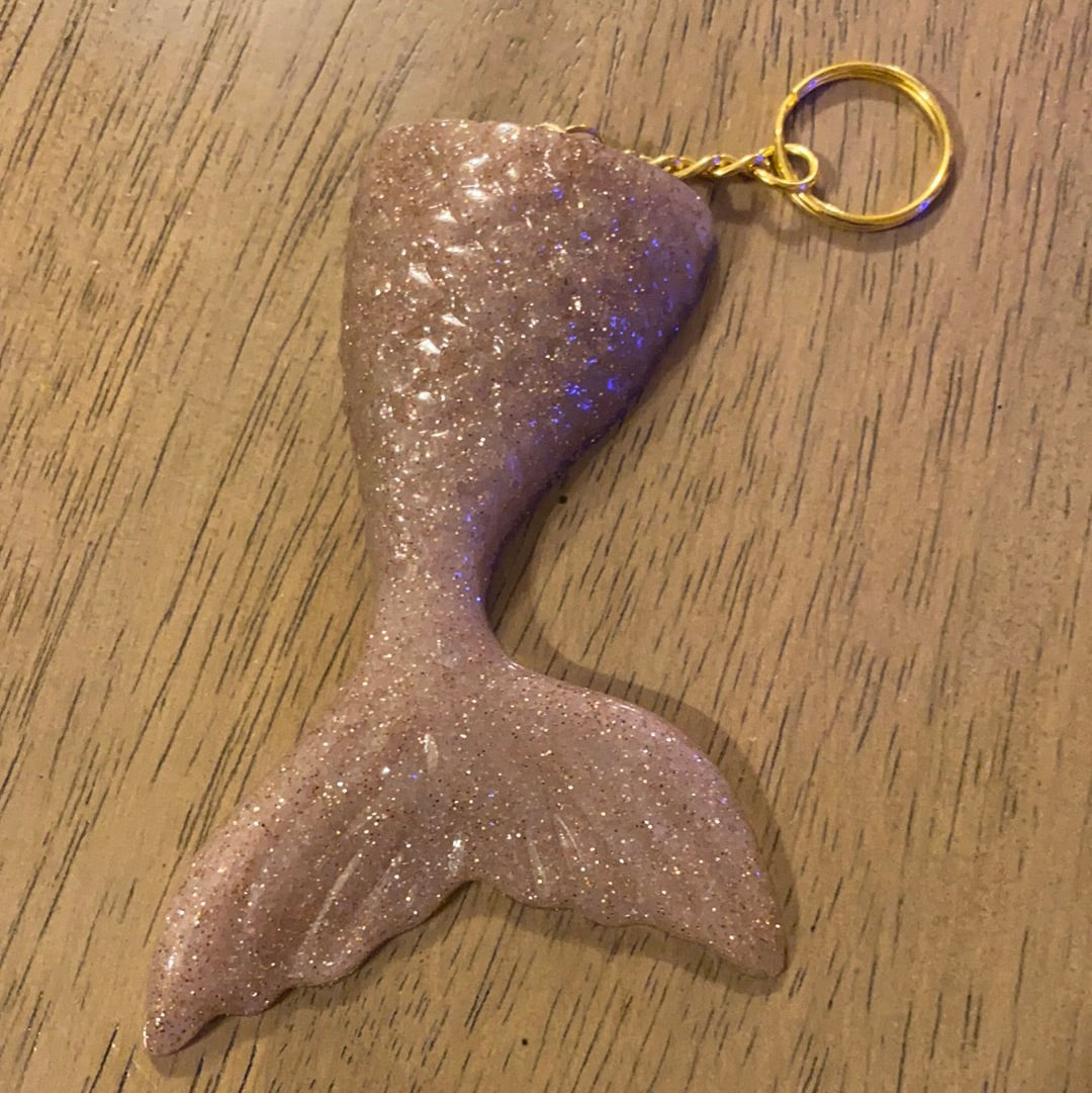 LARGE MERMAID TAIL KEYCHAIN