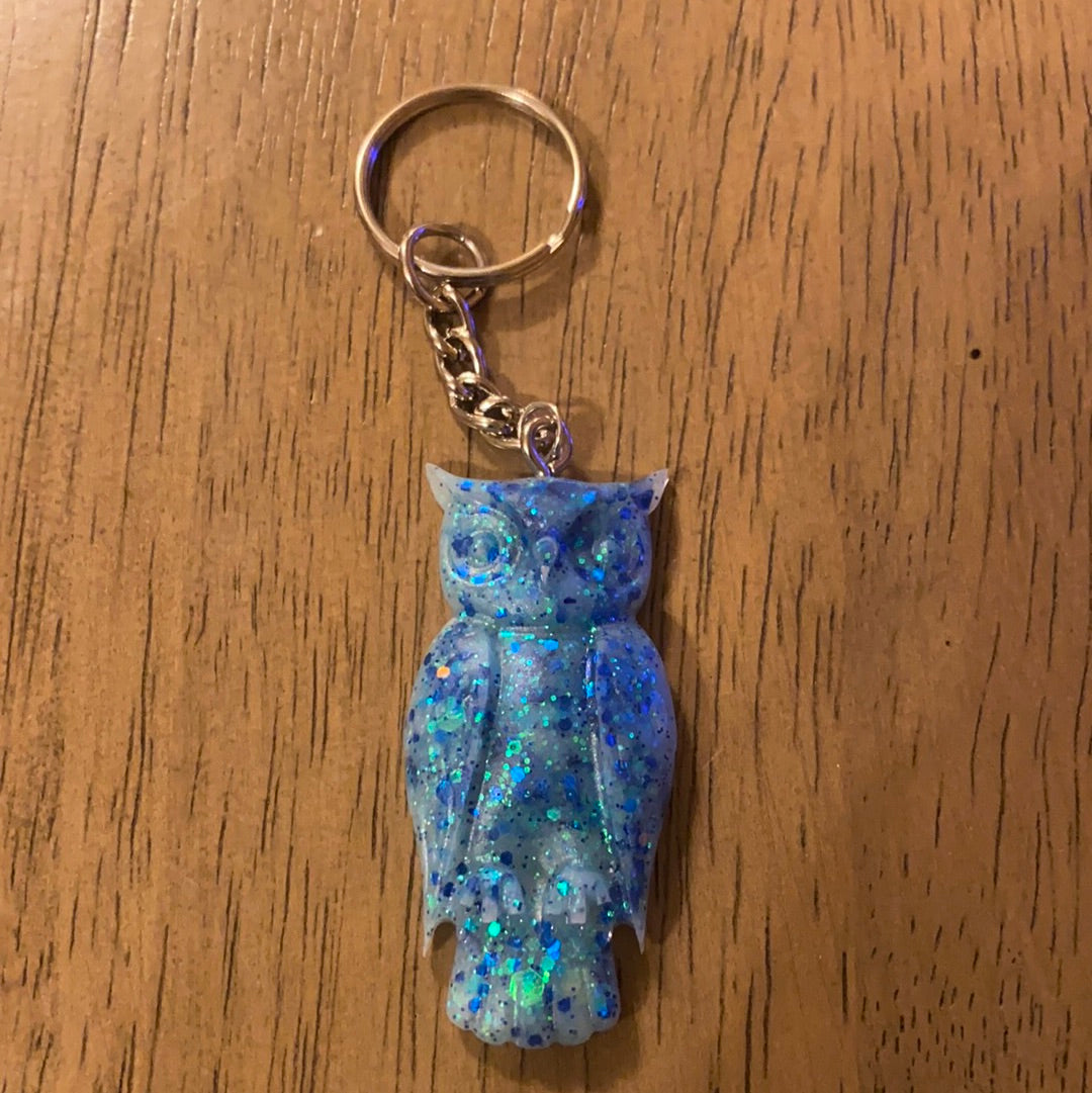 SMALL 3D OWL KEYCHAIN