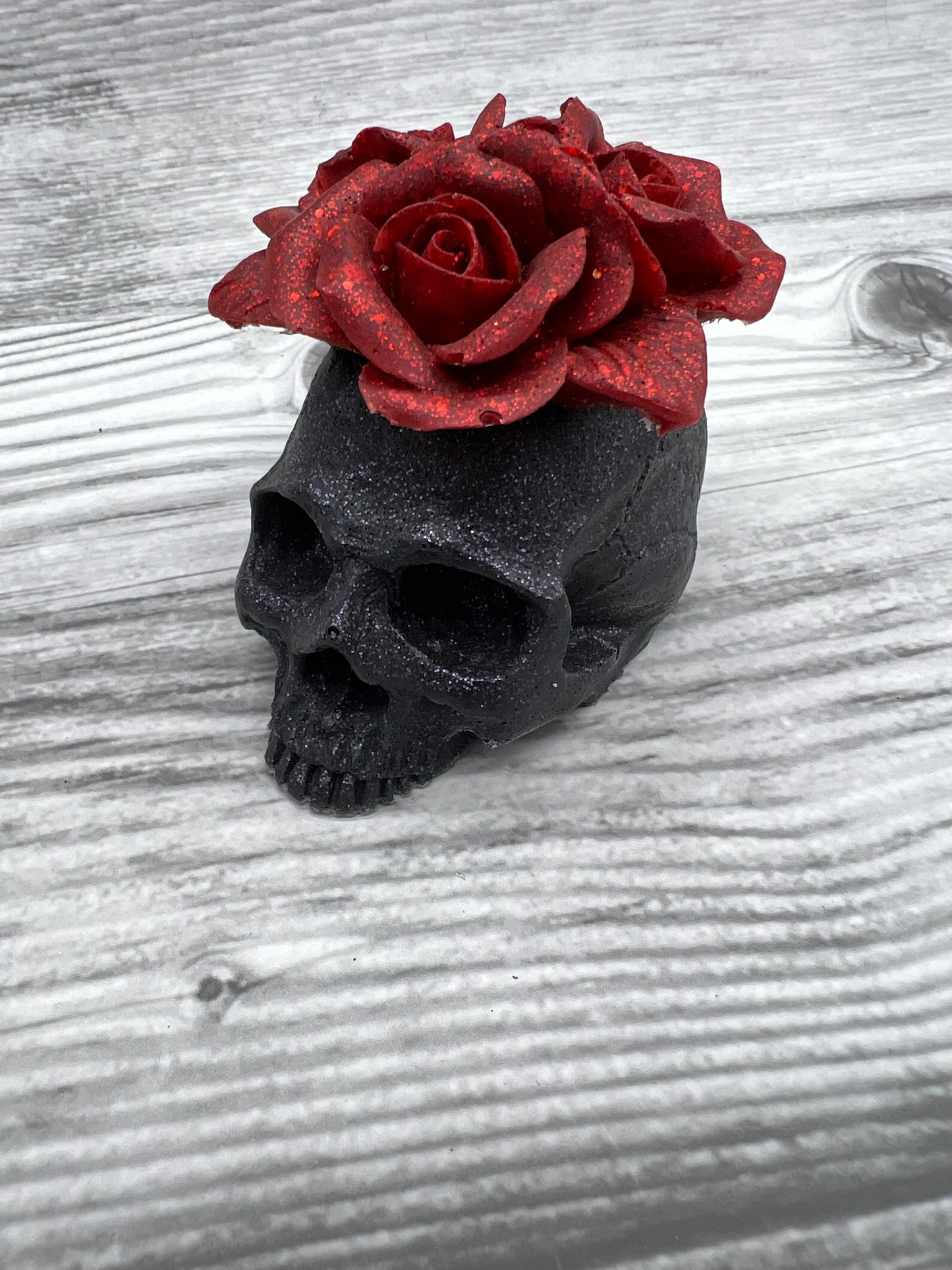 3D Skull Rose