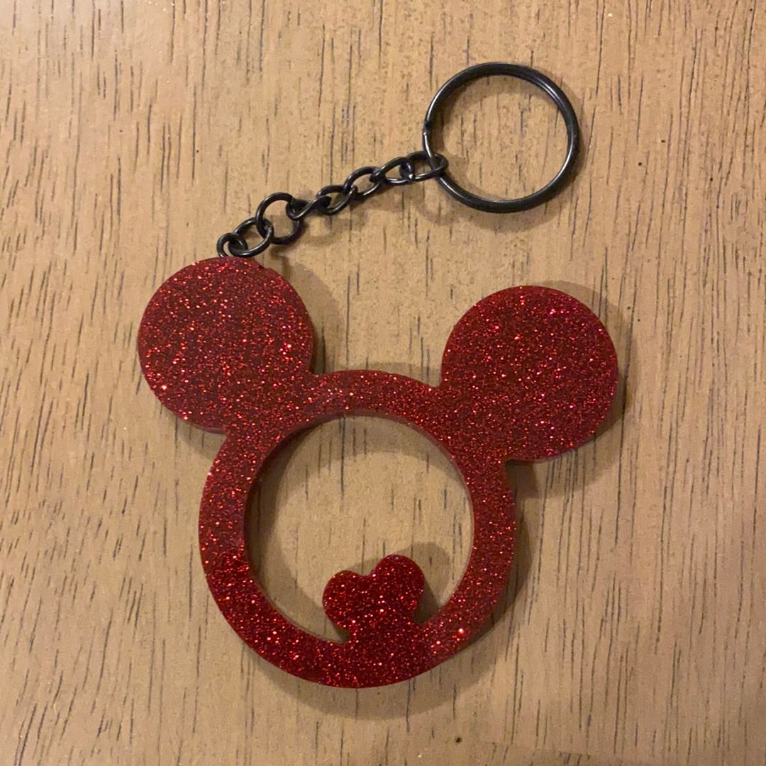 MICKEY HEART KEYCHAIN