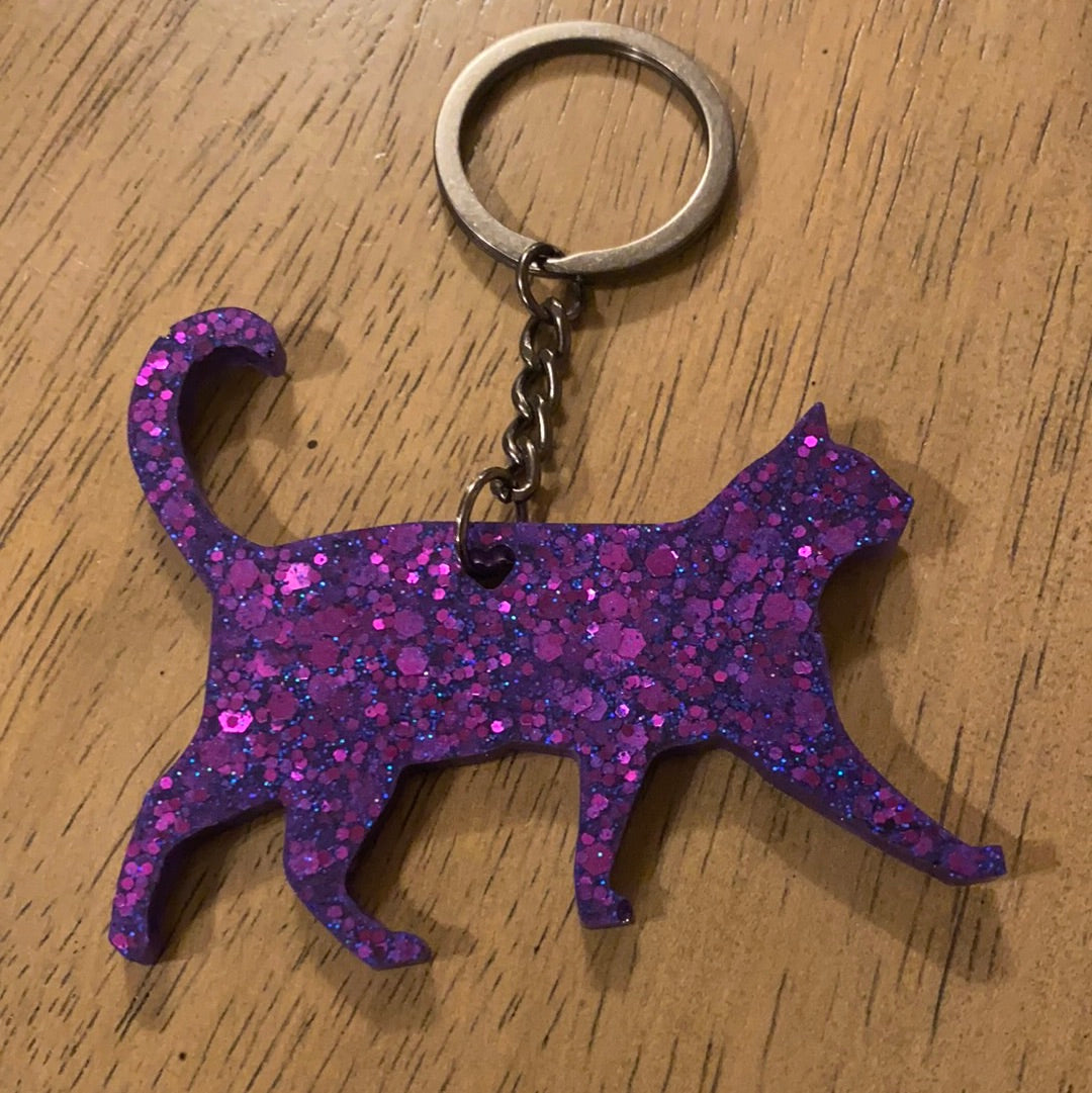 WALKING CAT KEYCHAIN