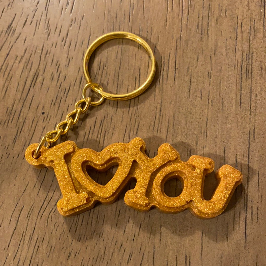 I LOVE YOU KEYCHAIN