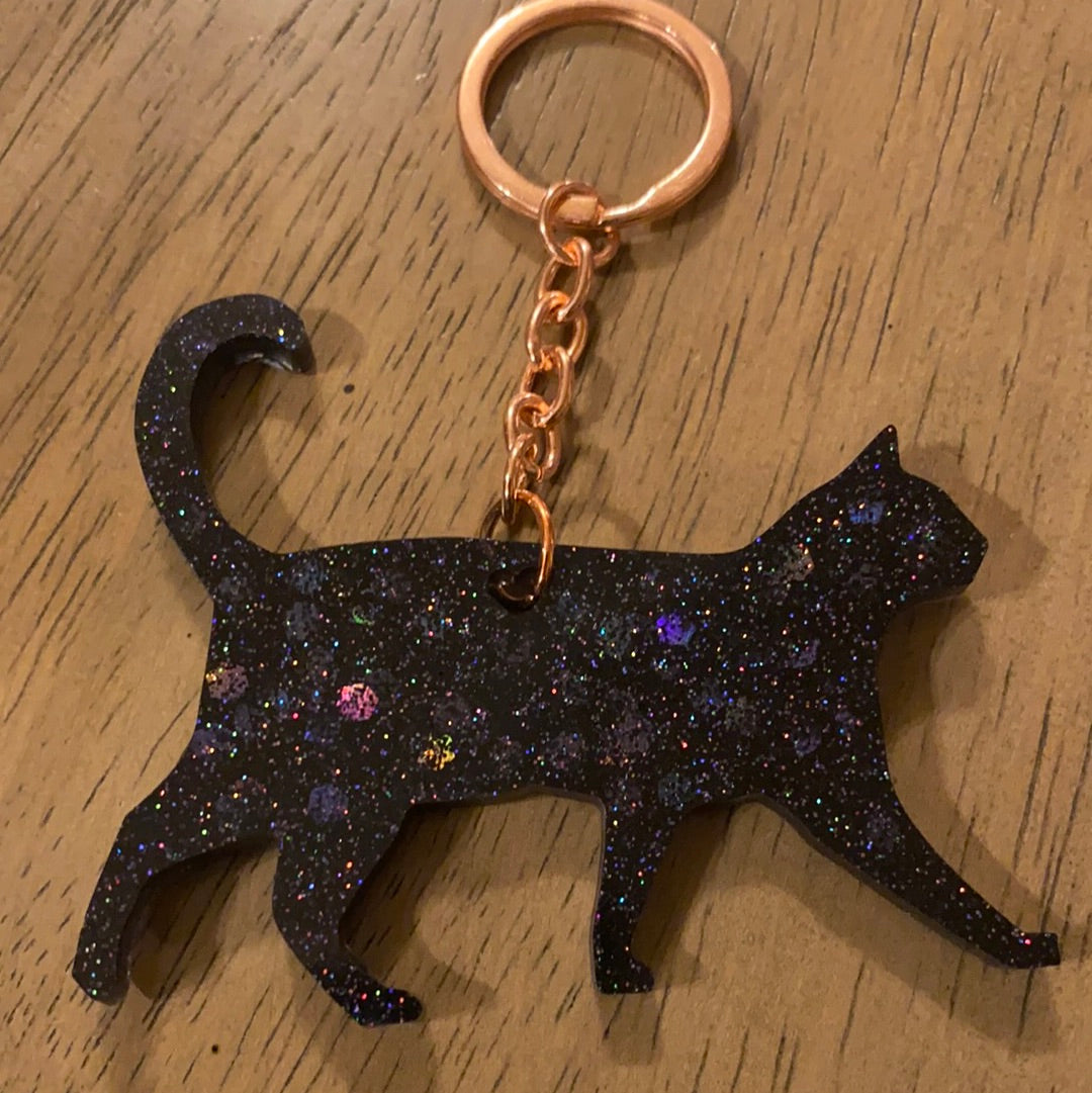 WALKING CAT KEYCHAIN