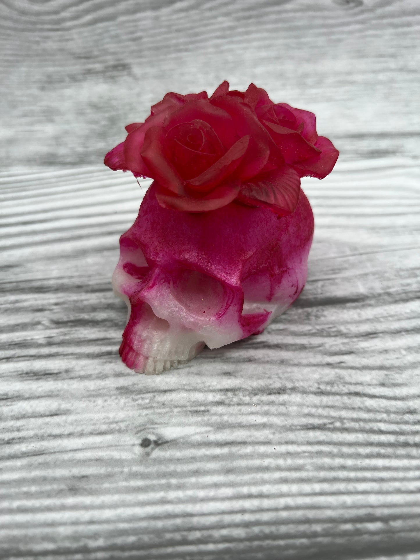 3D Skull Rose