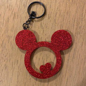 MICKEY HEART KEYCHAIN