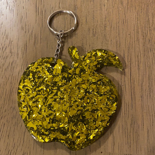 APPLE LEAF KEYCHAIN