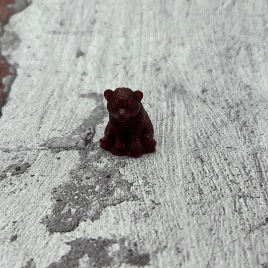 3d small sitting bear