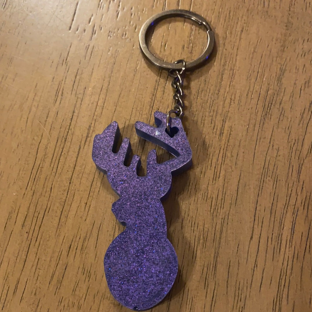 LARGE BUCK KEYCHAIN