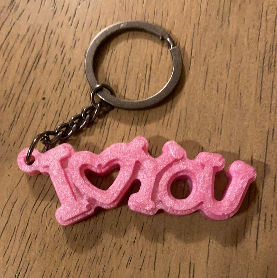 I LOVE YOU KEYCHAIN