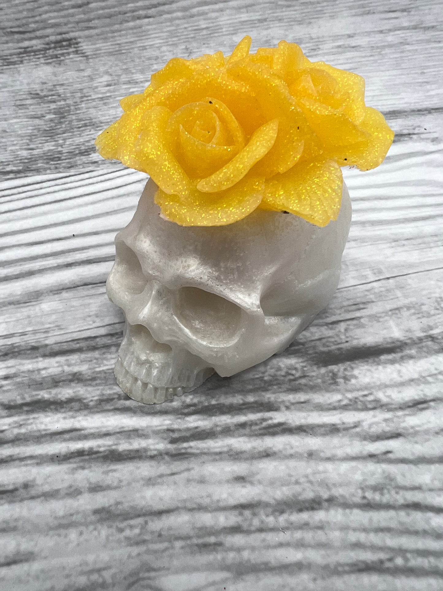 3D Skull Rose