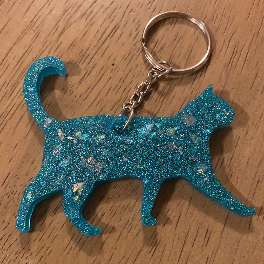 WALKING CAT KEYCHAIN