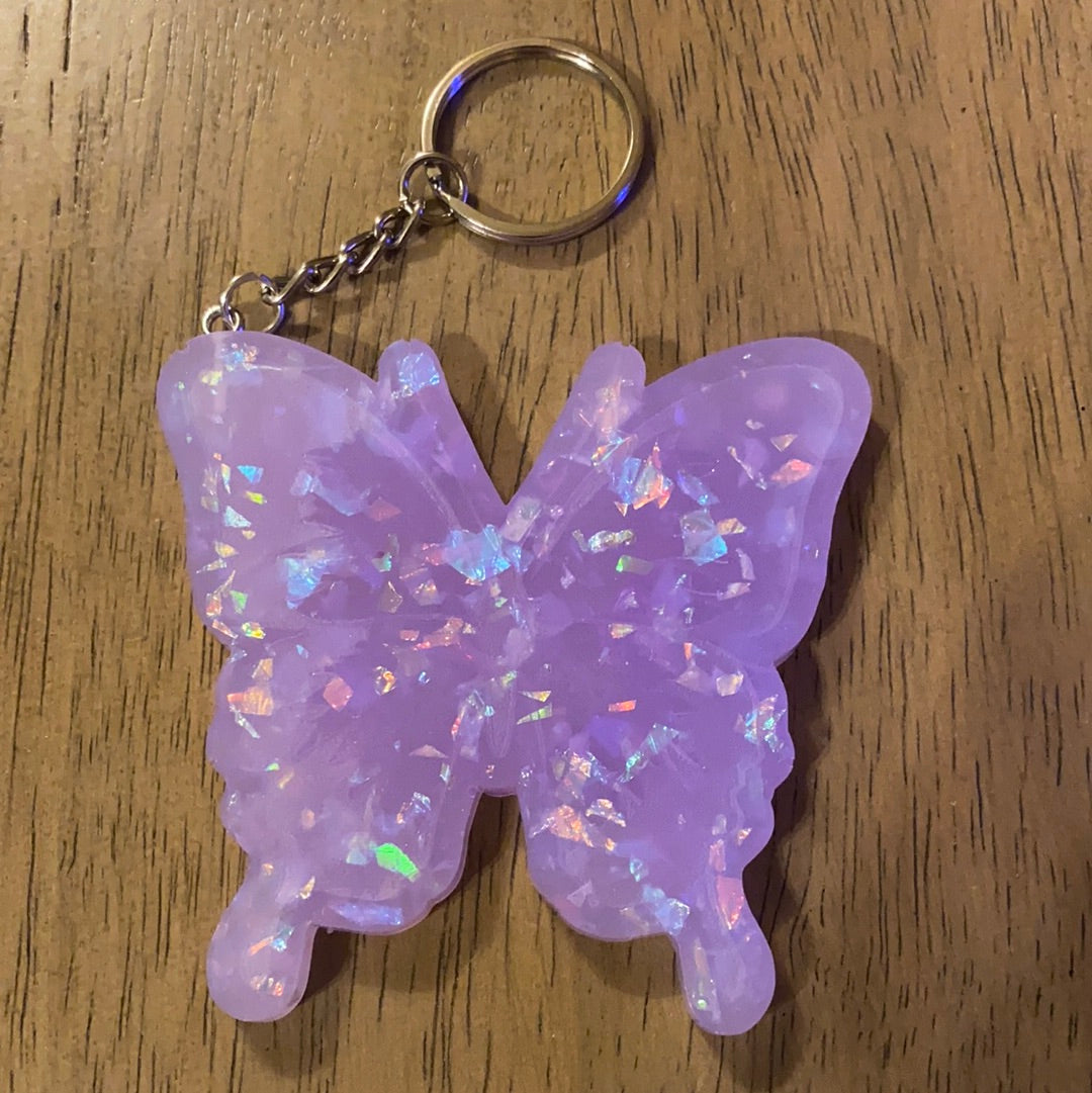 LARGE BUTTERFLY 2 KEYCHAIN