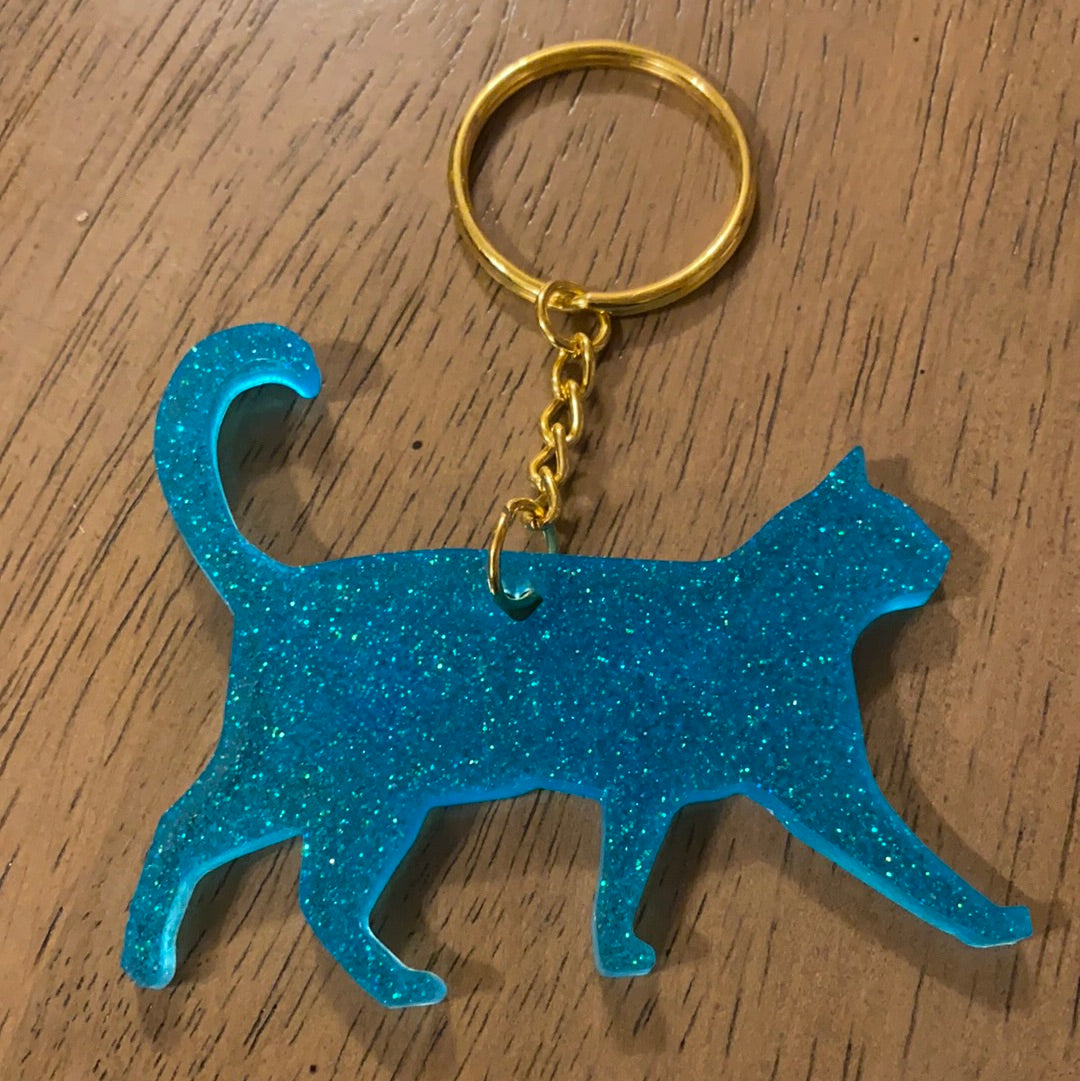 WALKING CAT KEYCHAIN