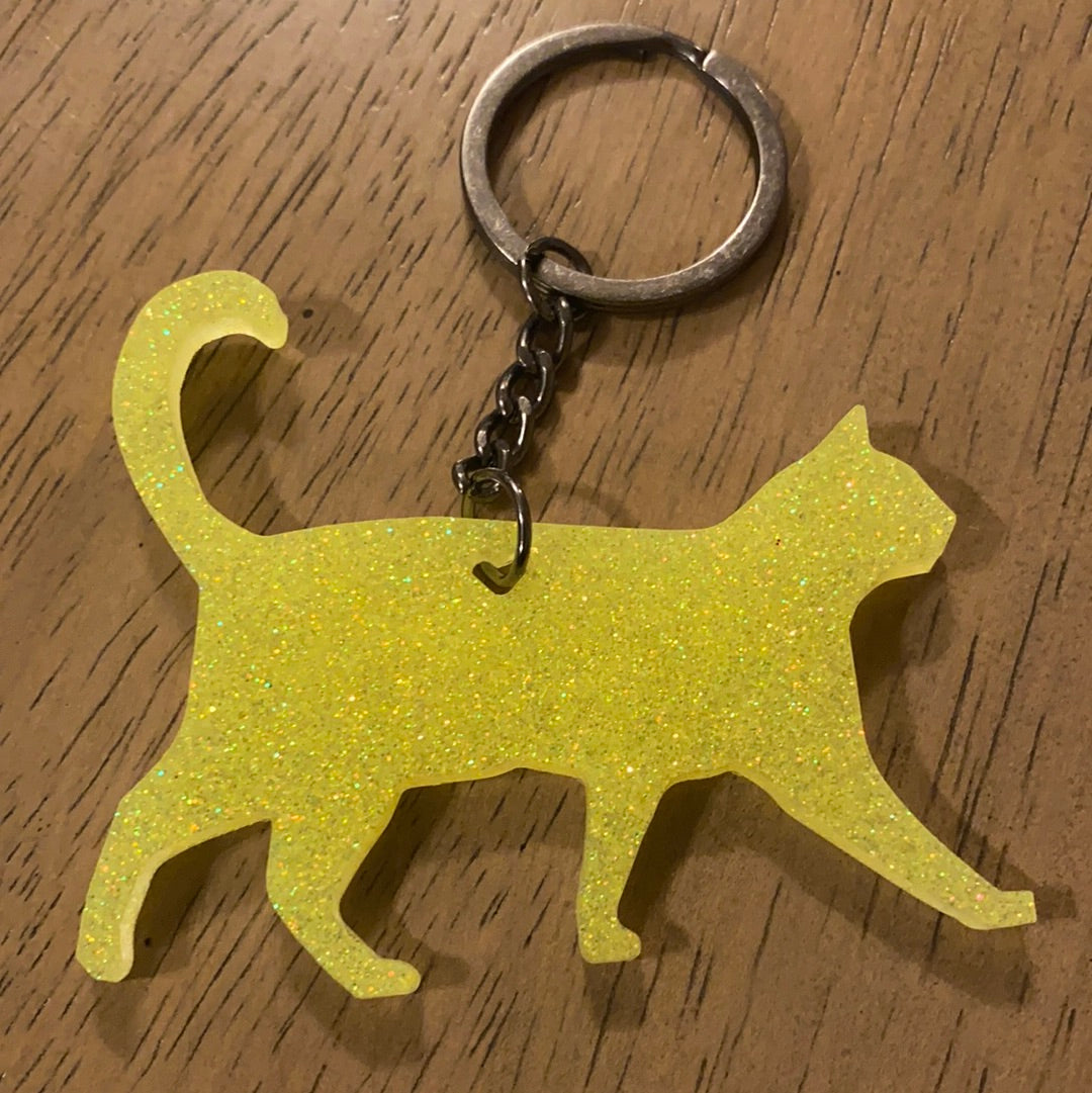 WALKING CAT KEYCHAIN