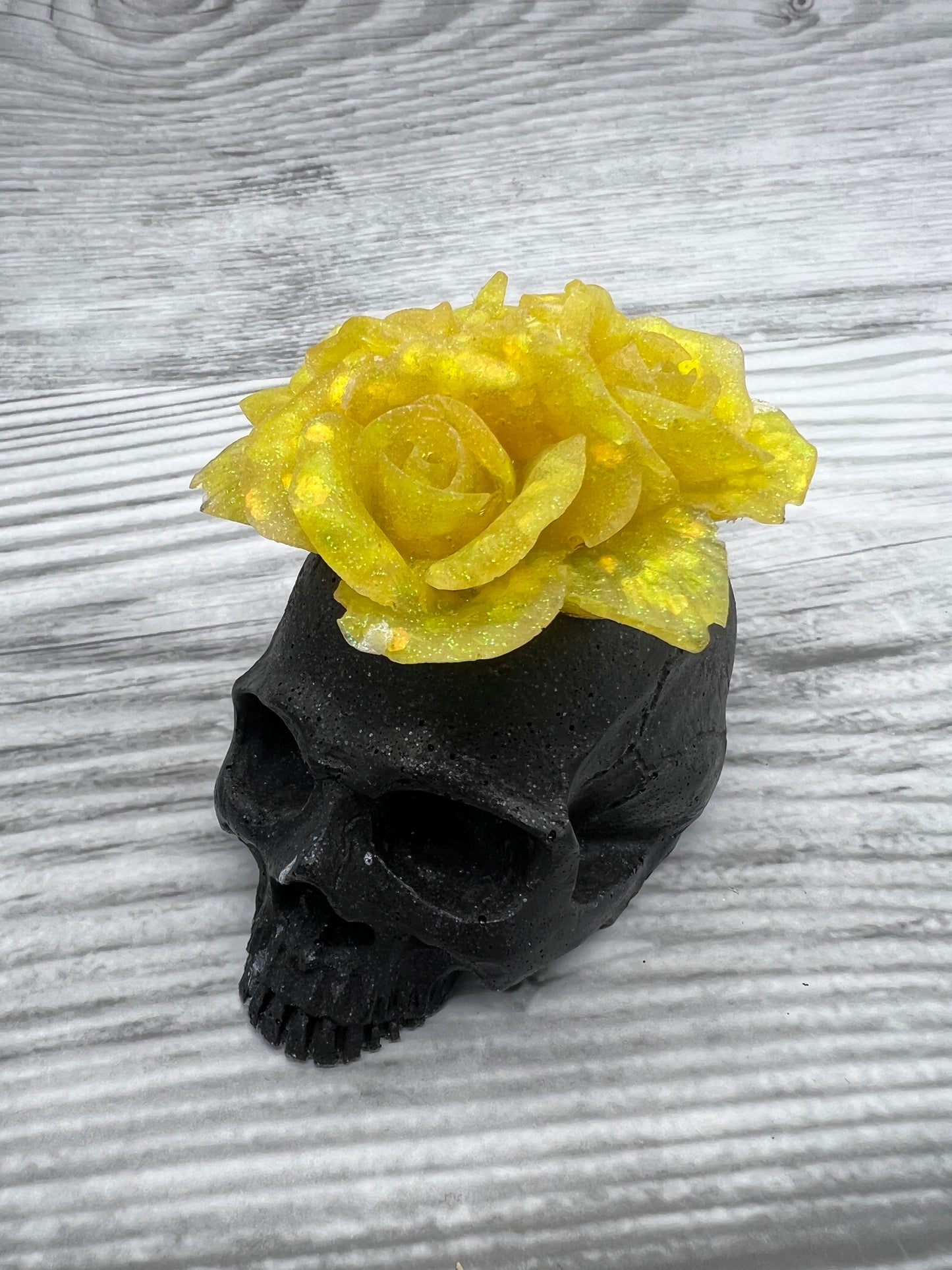 3D Skull Rose