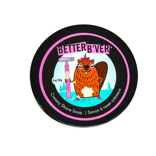 Better B'VER Creamy Shave Soap 8 oz