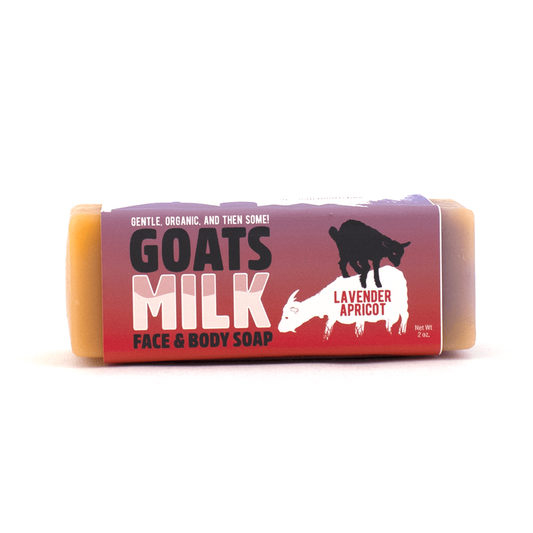 Goats Milk Soap Bar - Lavender Apricot