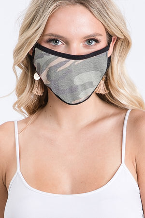 REVERSIBLE AND WASHABLE PRINT FASHION FACE MASK