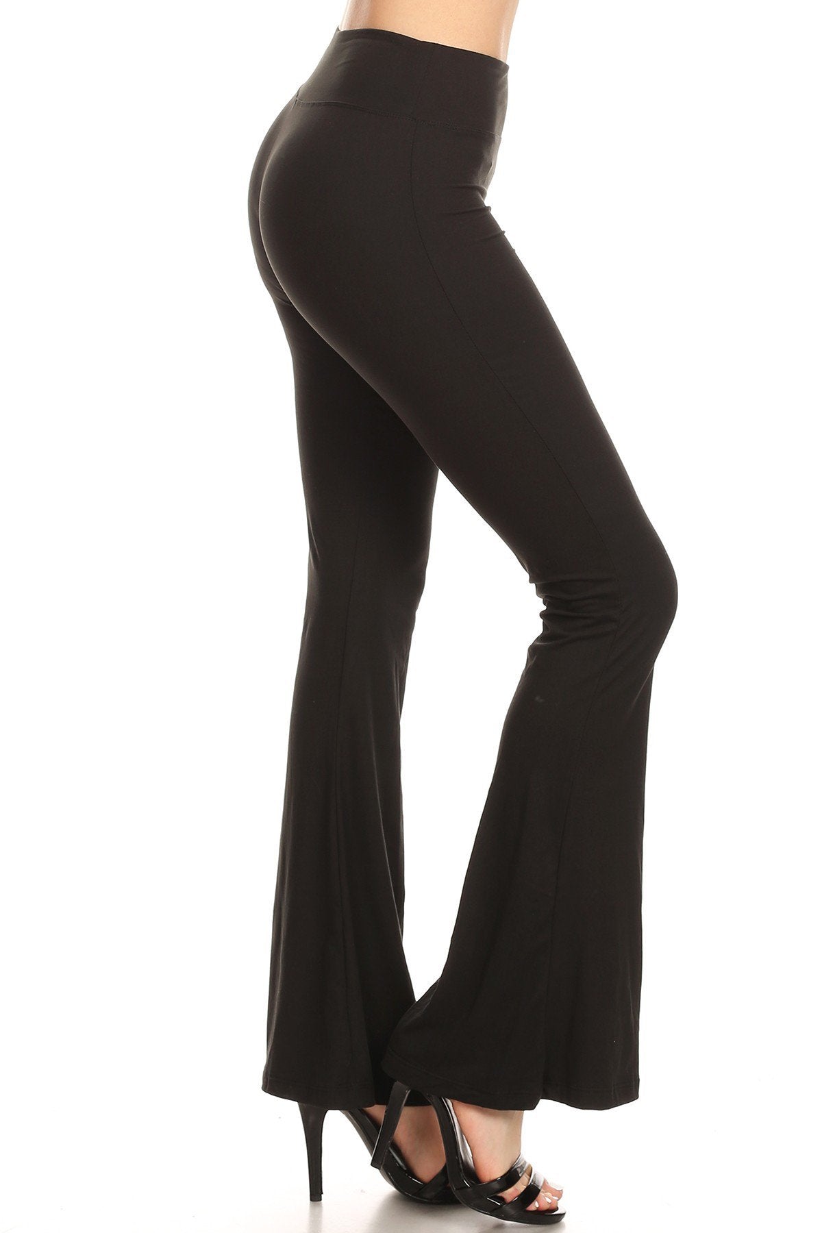 SOLID BLACK PALAZZO PANTS